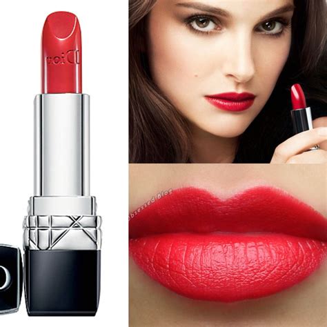 dior rouge 999 lipstick.